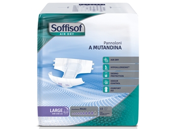 SOFFISOF AIR DRY INCONTINENCE PAD - heavy incontinence - large