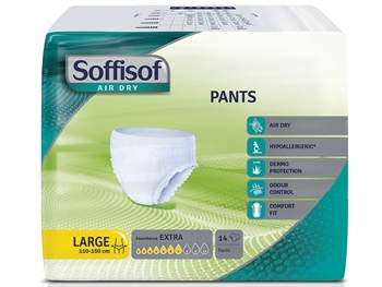 SOFFISOF PANTS/PULLUP - moderate incontinence - large