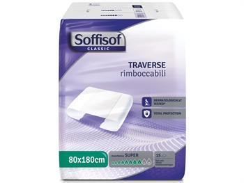 SOFFISOF ABSORBENT BED PADS 80x180 cm - heavy absorbence