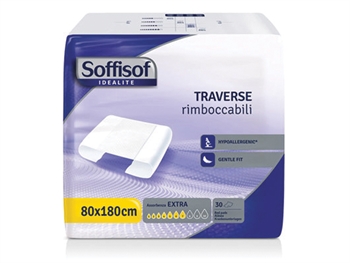 SOFFISOF ABSORBENT BED PADS 80x180 cm - moderate absorbence