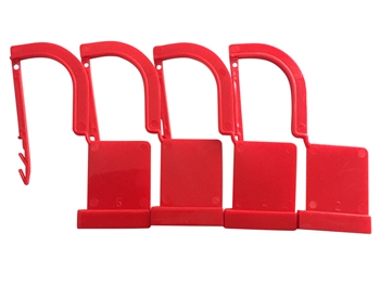 PLASTIC SECURITY SEAL - red