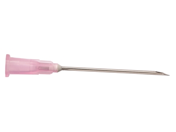 TERUMO AGANI HYPODERMIC NEEDLES 18Gx1 1/2" - 1.2x38mm - AN*1838R1 - pink - sterile