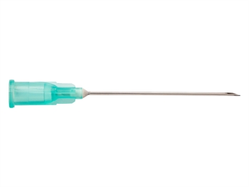 TERUMO AGANI HYPODERMIC NEEDLES 21Gx1 1/2" - 0.8x38mm - AN*2138R1 - green - sterile