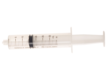 TERUMO SYRINGES W/O NEEDLE 30 ml - Concentric Luer Lock - SS+30L1MP - sterile