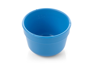 GALLIPOT/LOTION BOWL 60 mm - plastic - graduated 50 ml