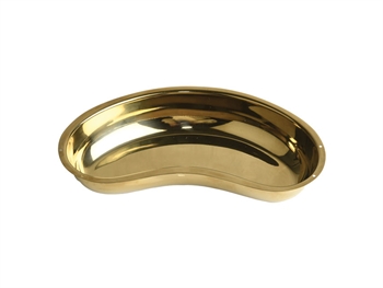 S/S GOLDEN KIDNEY DISH 8"