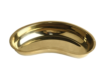 S/S GOLDEN KIDNEY DISH 10"