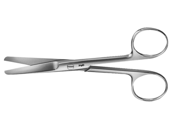 AESCULAP SURGICAL SCISSORS - straight - blunt/blunt - 14.5 cm - BC314R