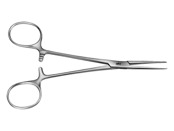 AESCULAP KELLY HEMOSTATIC FORCEPS - straight - blunt - 14 cm - BH134R