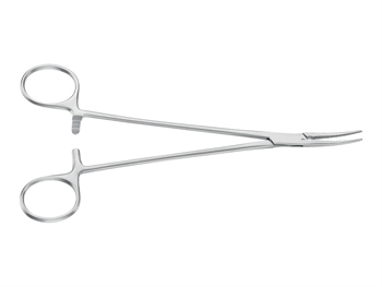 AESCULAP HALSTED HEMOSTATIC FORCEPS - curved - blunt - 18.5 cm - BH203R