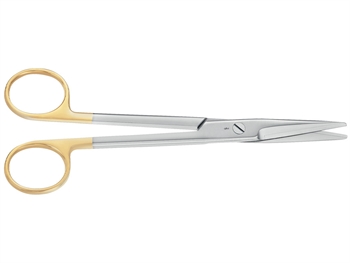 AESCULAP MAYO TC DUROTIP SCISSORS - straight - blunt/blunt - 17 cm - BC252R