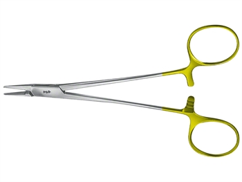 AESCULAP BABY-CRILE-WOOD TC DUROGRIP NEEDLE HOLDER - straight - 15 cm - BM013R