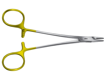AESCULAP BABY-CRILE-WOOD TC DUROGRIP NEEDLE HOLDER - straight - 14.5 cm - BM016R