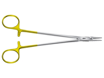 AESCULAP HEGAR-MAYO TC DUROGRIP NEEDLE HOLDER - straight - 18.5 cm - BM066R