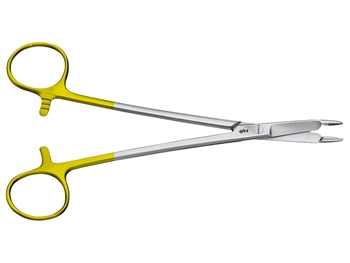 AESCULAP HEGAR-OLSEN TC DUROGRIP NEEDLE HOLDER - straight - 16.5 cm - BM124R