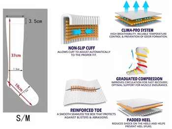 FUNNY COMPRESSION SOCKS S-M - pattern 1