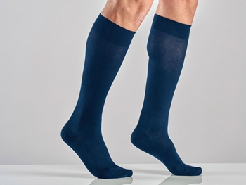 UNISEX COTTON SOCKS - XL - strong compression - blue