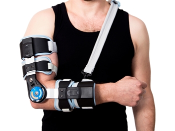 ELBOW BRACE WITH SLING - right - universal