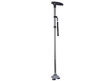 TRUSTY CANE with LED lights - silver