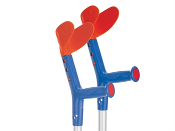 TIKI CRUTCHES - red/blue