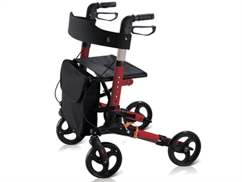 COMPACT ROLLATOR - foldable - red