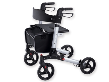 STYLISH ROLLATOR - foldable - silver