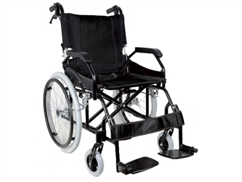 PRINCE ALUMINIUM WHEELCHAIR - black