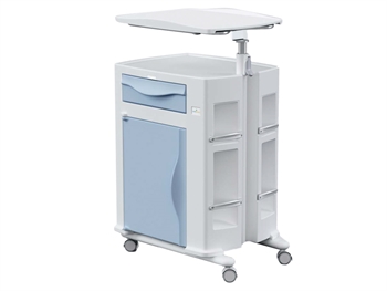 OLYMPUS BEDSIDE TABLE with OVERBED TABLE