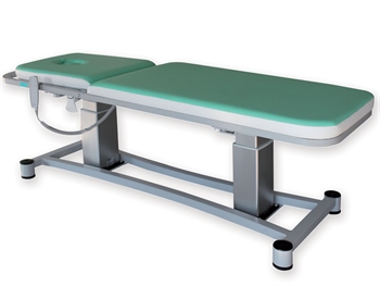 LORD HEIGHT ADJUSTABLE EXAMINATION COUCH with TR/RTR - water green