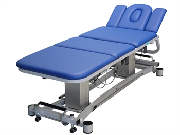 4-SECTIONS HEIGHT ADJUST. TREATMENT COUCH - blue
