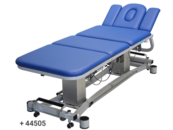 4-SECTIONS HEIGHT ADJUST. TREATMENT COUCH - blue