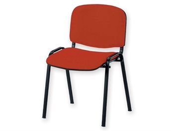 ISO VISITOR CHAIR - fabric - red