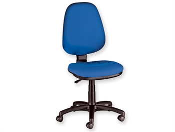 CUNEO CHAIR without armrest - fabric- blue