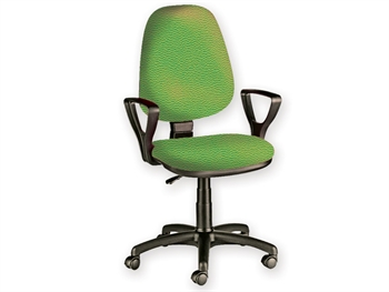CUNEO CHAIR with armrest - leatherette - any colour