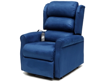 GINEVRA LIFT ARMCHAIR 2 motors - blue