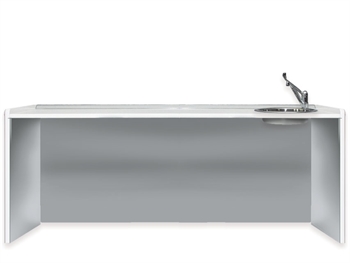 WORKTOP 206 cm - right washbasin