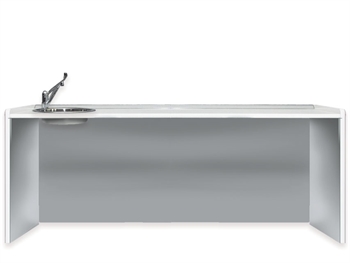 WORKTOP 206 cm - left washbasin