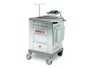 STAINLESS STEEL EMERGENCY TROLLEY - small