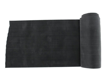 LATEX-FREE EXERCISE BAND 5.5 m x 14 cm x 0.40 mm - black
