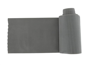 LATEX-FREE EXERCISE BAND 5.5 m x 14 cm x 0.50 mm - grey