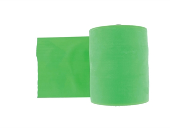 LATEX-FREE EXERCISE BAND 45 m x 14 cm x 0.25 mm - green