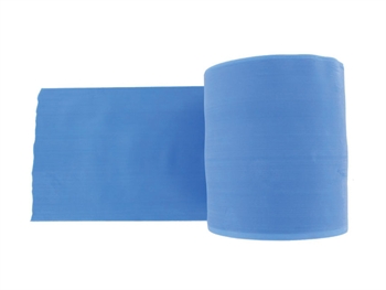 LATEX-FREE EXERCISE BAND 45 m x 14 cm x 0.35 mm - blue