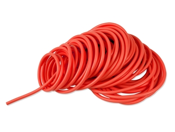 LATEX EXERCISE TUBE 25 m x 2.5 mm - medium - red