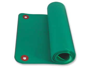 EXERCISE MAT WITH HANG RINGS 180x60xh1.6 cm - green