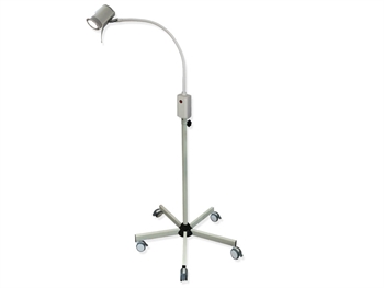 HYRIDIA 7 LEDS LIGHT with flexible arm - trolley