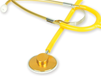 COLOURED TRAD STETHOSCOPE - yellow