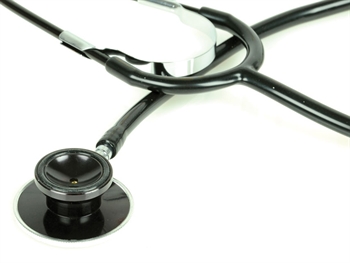 COLOURED TRAD DUAL HEAD STETHOSCOPE - black