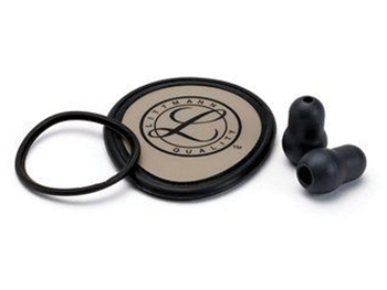 LITTMANN KIT 40020: DIAPHRAGM+RIM+BELL SLEEVE+EARTIPS for Lightweight - black - blister