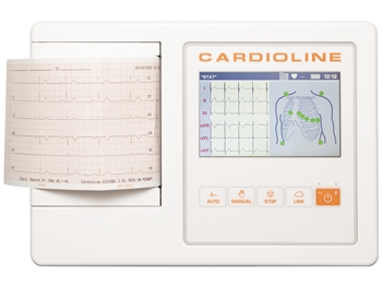 CARDIOLINE ECG100L FULL (Glasgow +EasyApp) - 5" colour touch screen