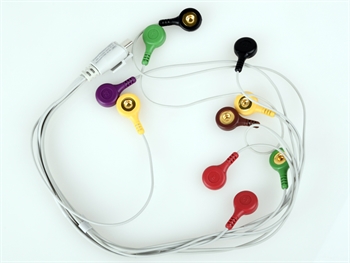 CAVO DERIVAZIONI ECG - 10 elettrodi a bottone - ricambio per 54300